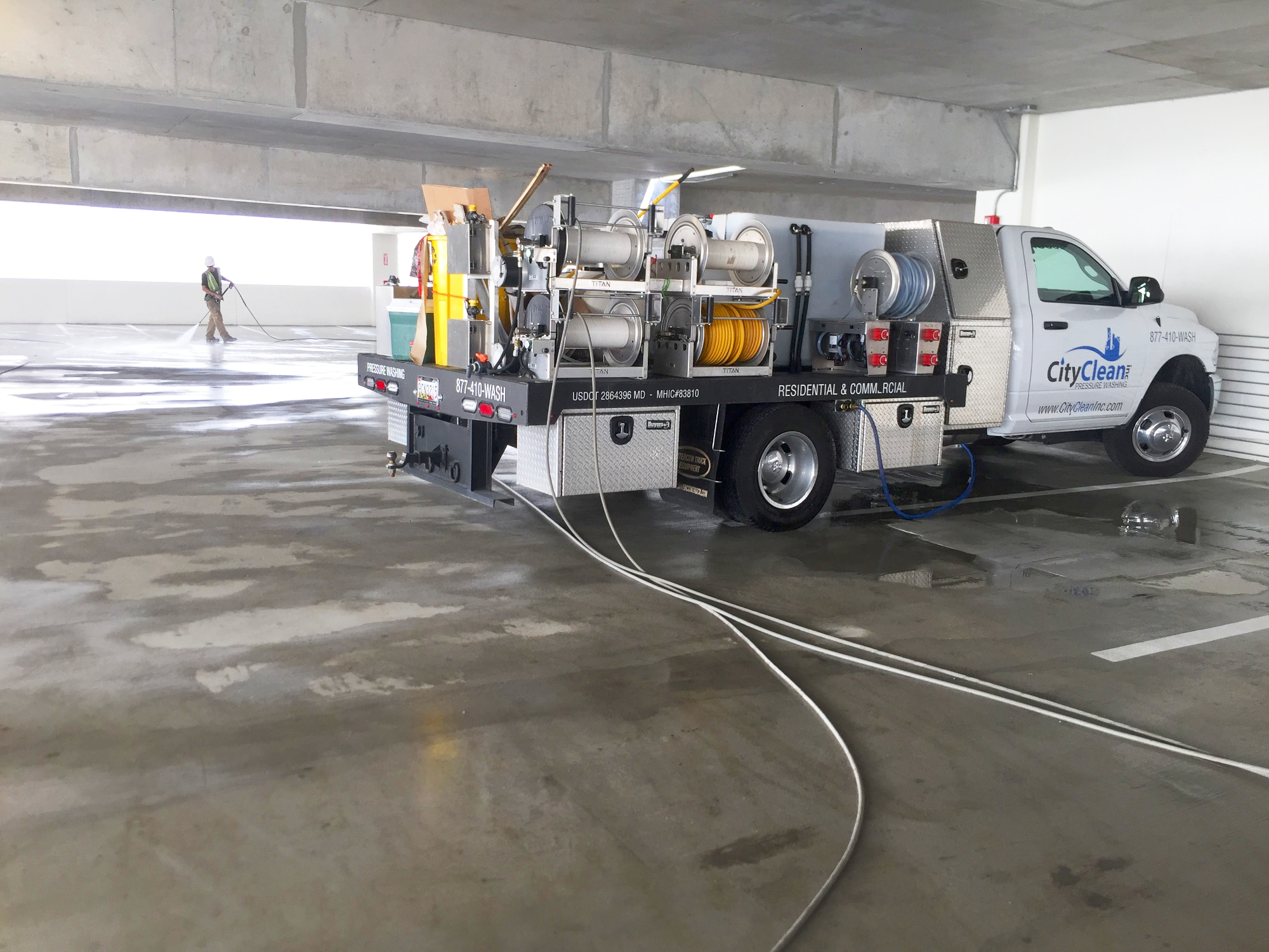 City Clean Inc Parking Garage Washing