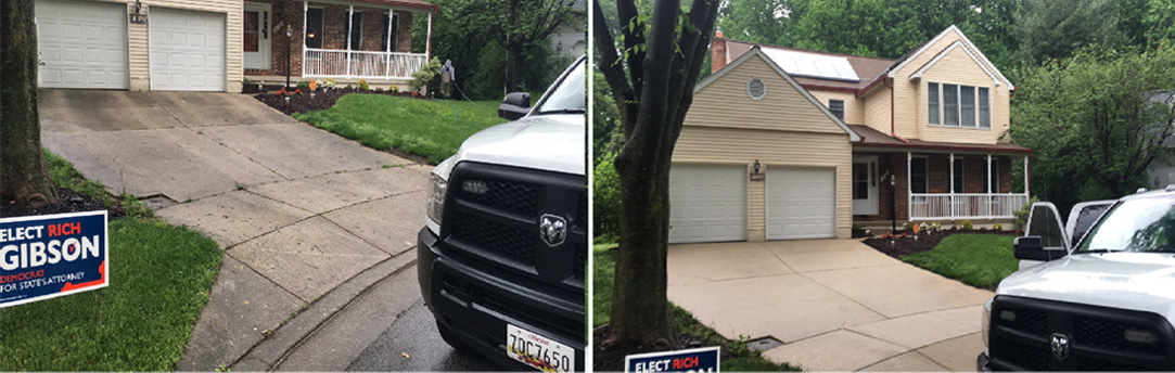 Featured Work - Annapolis, MD | House and Concrete Cleaning