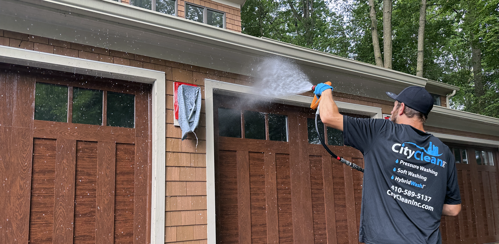 Residential Garage Wash in Baltimore County MD